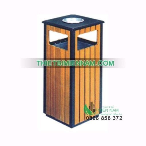Thùng rác gỗ công nghiệp giá rẻ HW-36 - Bodoca