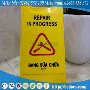 Biển đang sửa chữa chữ A AF03045