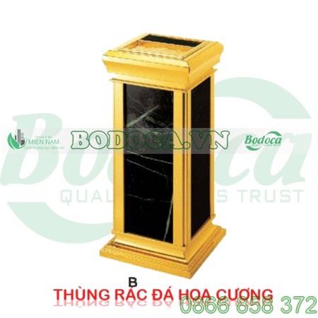 Thùng rác gạt tàn bằng đá BYH-17